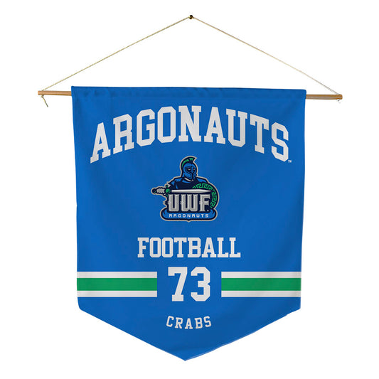 UWF - NCAA Football : Logan Crabs - Pennant - 18" x 21"-0