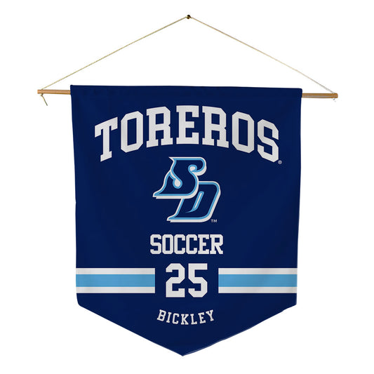 San Diego - NCAA Women's Soccer : Paige Bickley - Pennant - 18" x 21"-0