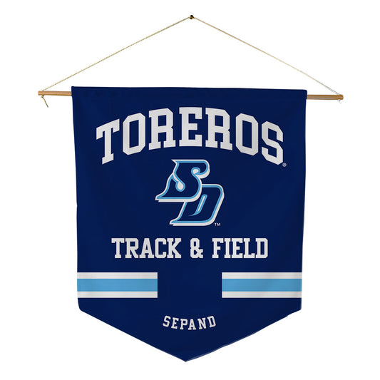 San Diego - NCAA Women's Track & Field : Talya Sepand - Pennant - 18" x 21"-0