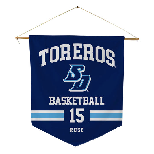 San Diego - NCAA Women's Basketball : Eva Ruse - Pennant - 18" x 21"-0