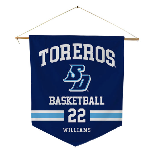 San Diego - NCAA Women's Basketball : Ayla Williams - Pennant - 18" x 21"-0