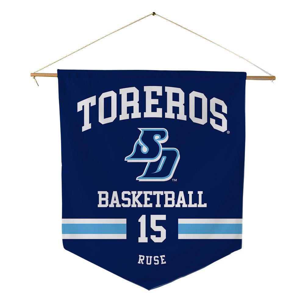 San Diego - NCAA Women's Basketball : Eva Ruse - Pennant - 18" x 21"-0