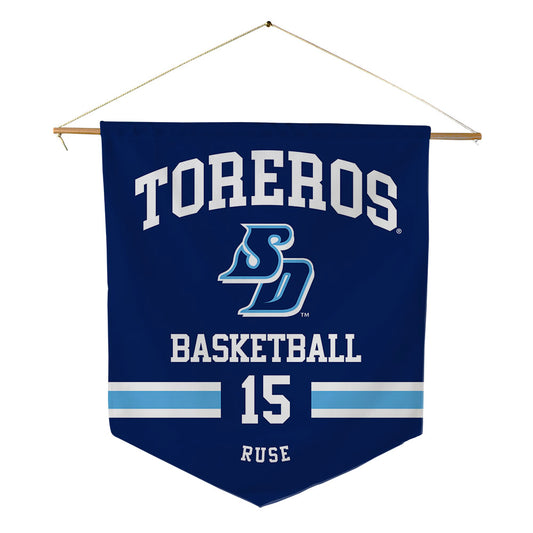 San Diego - NCAA Women's Basketball : Eva Ruse - Pennant - 18" x 21"-0