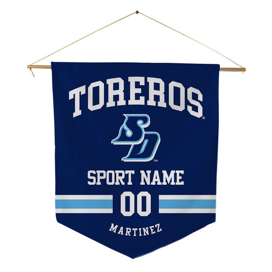 San Diego - NCAA Men's Soccer : Josh Martinez - Pennant - 18" x 21"-0