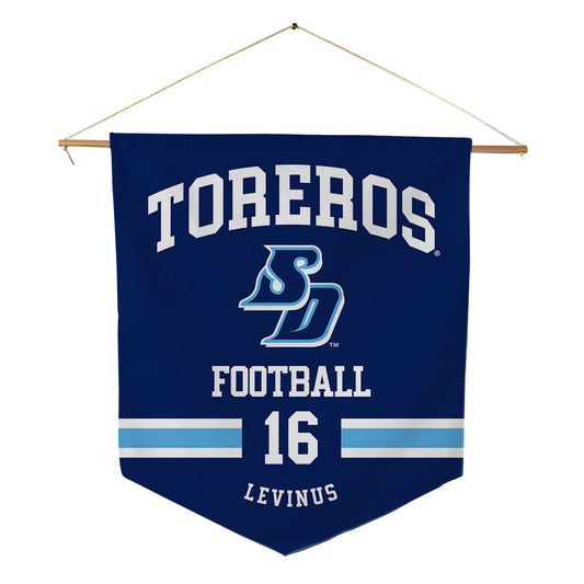 San Diego - NCAA Football : Charlie LeVinus - Pennant - 18" x 21"-0