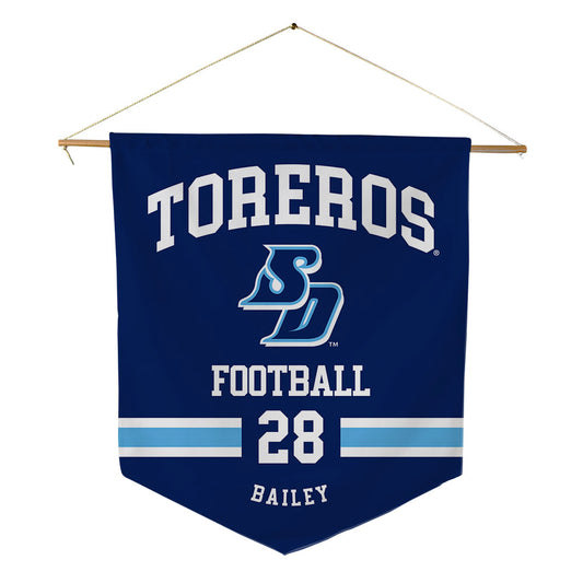 San Diego - NCAA Football : Thomas Bailey - Pennant - 18" x 21"-0