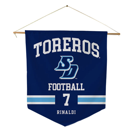 San Diego - NCAA Football : Reiss Rinaldi - Pennant - 18" x 21"-0