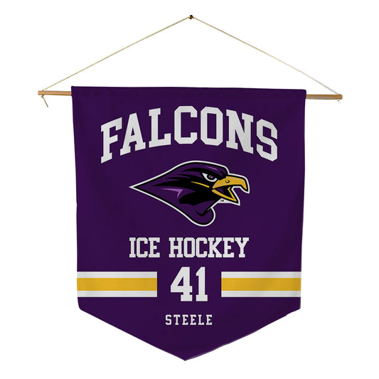 Montevallo - NCAA Men's Ice Hockey : Matthew Steele - Pennant - 18" x 21"-0