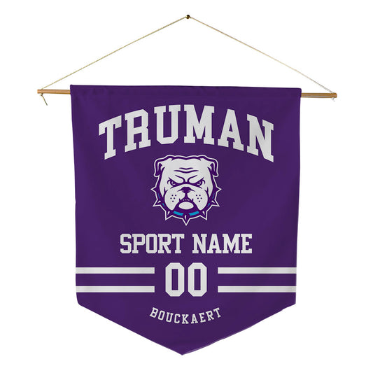 Truman - NCAA Men's Soccer : Tyler Bouckaert - Pennant - 18" x 21"-0