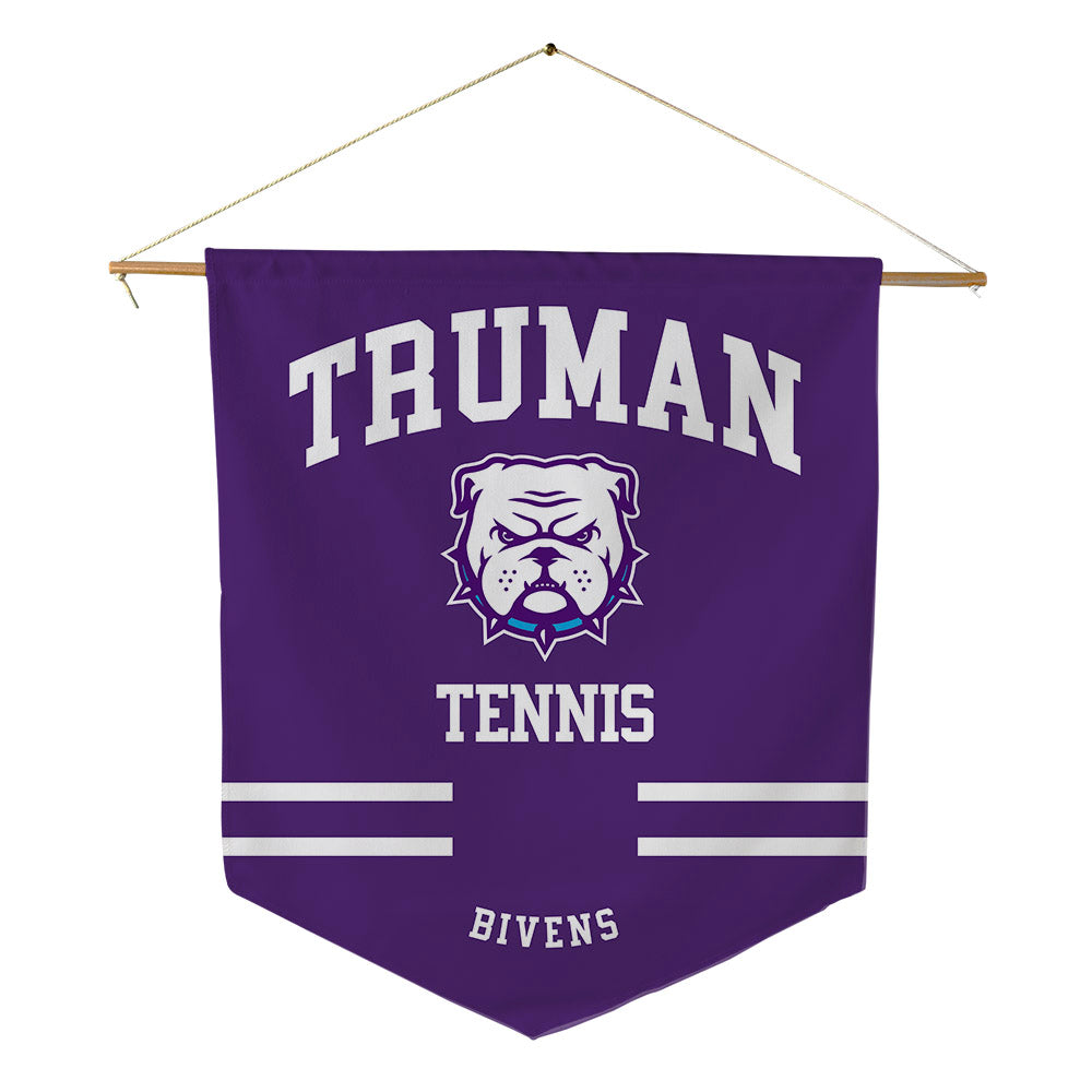 Truman - NCAA Women's Tennis : Rachel Bivens - Pennant - 18" x 21"-0
