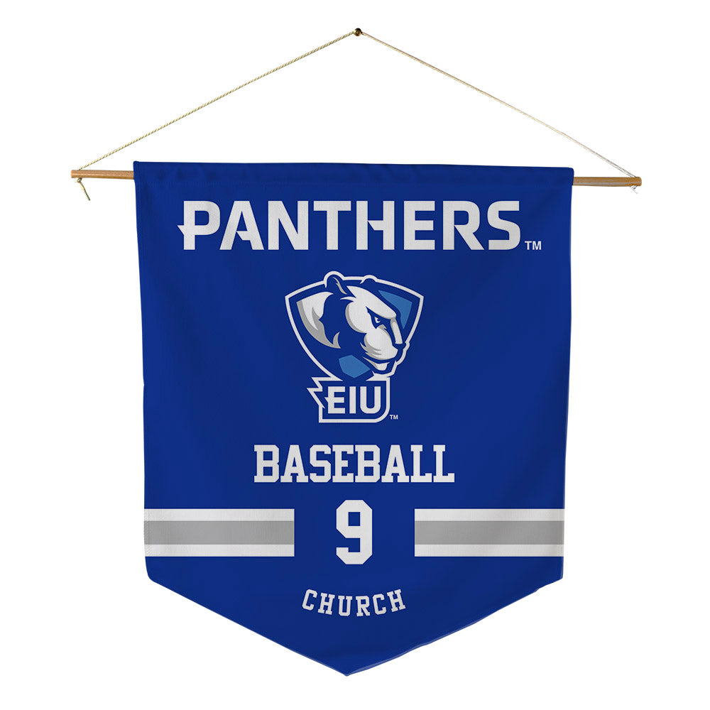 EIU - NCAA Baseball : Drew Church - Pennant - 18" x 21"-0