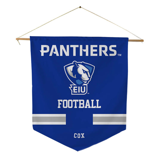EIU - NCAA Football : Cade Cox - Pennant - 18" x 21"-0