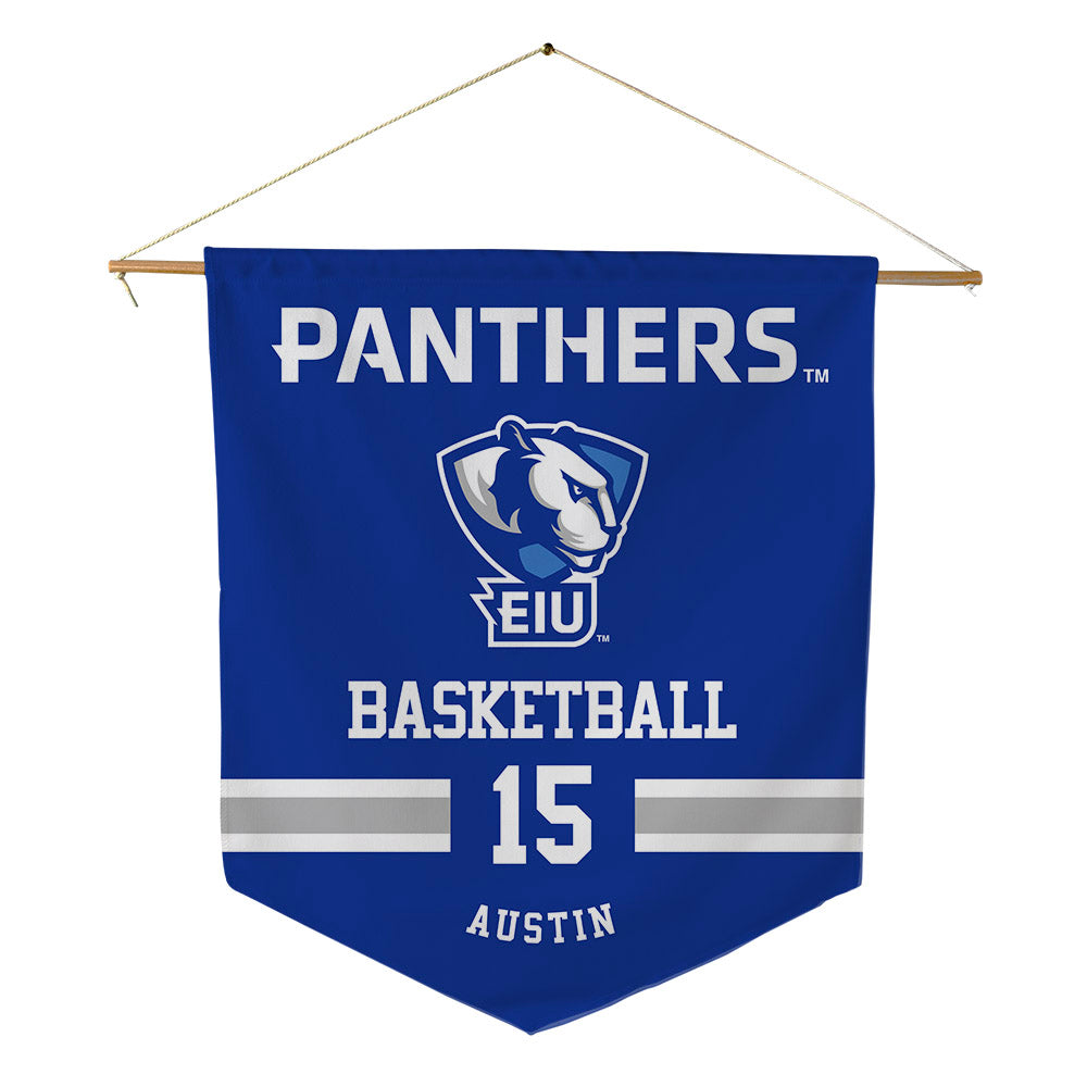 EIU - NCAA Men's Basketball : Andrew Austin - Pennant - 18" x 21"-0