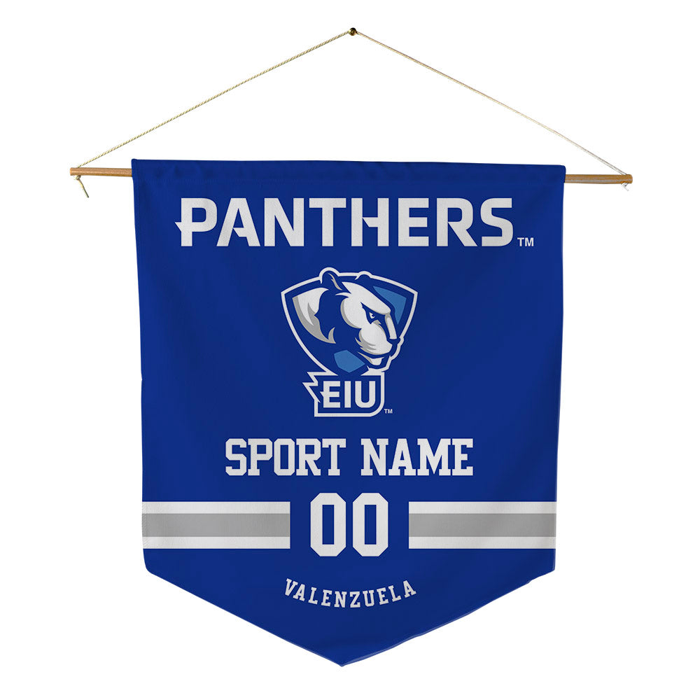 EIU - NCAA Football : Micah Valenzuela - Pennant - 18" x 21"-0