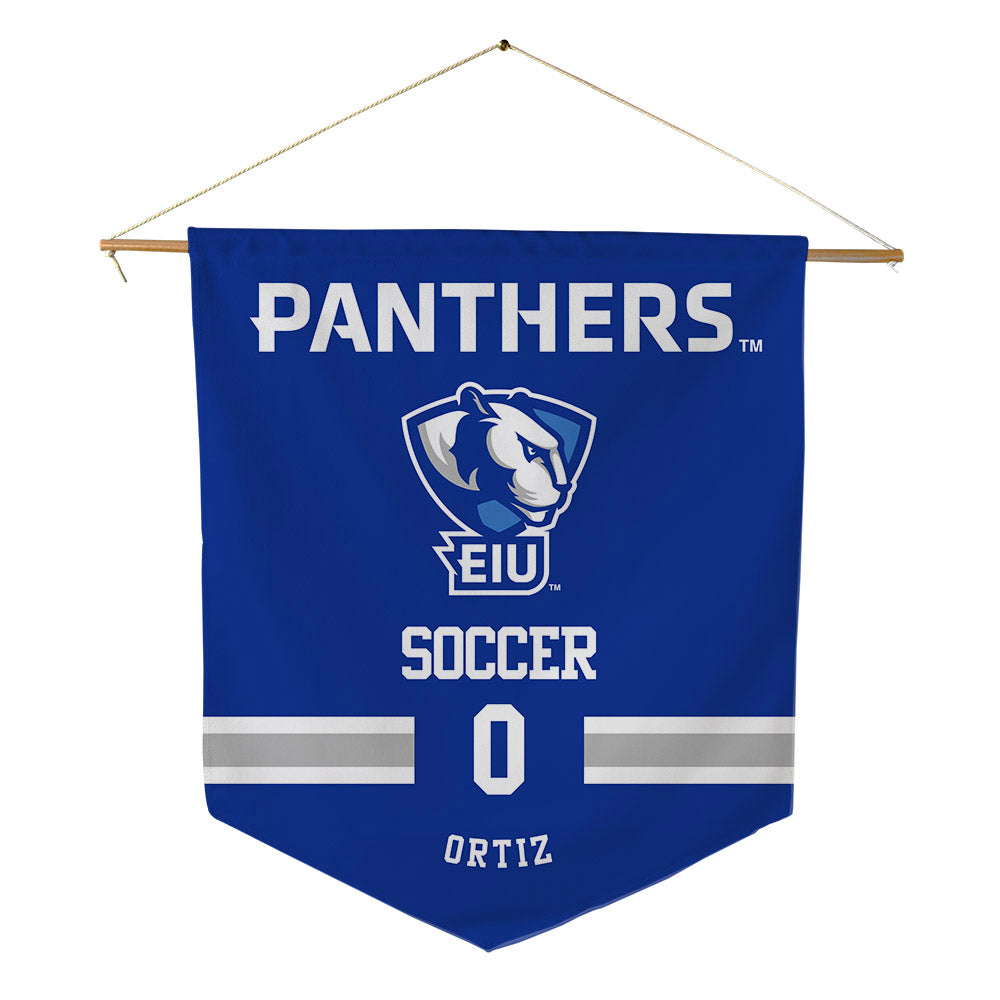 EIU - NCAA Men's Soccer : Lucas Ortiz - Pennant - 18" x 21"-0