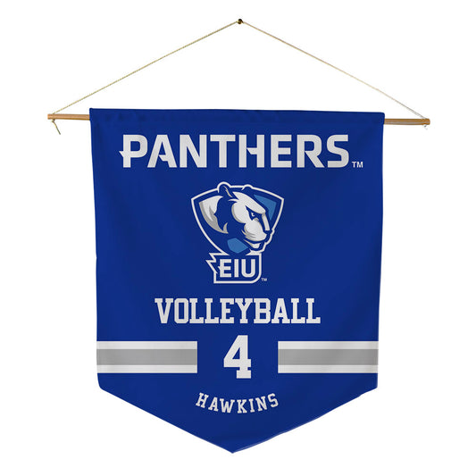 EIU - NCAA Women's Volleyball : Hannah Hawkins - Pennant - 18" x 21"-0