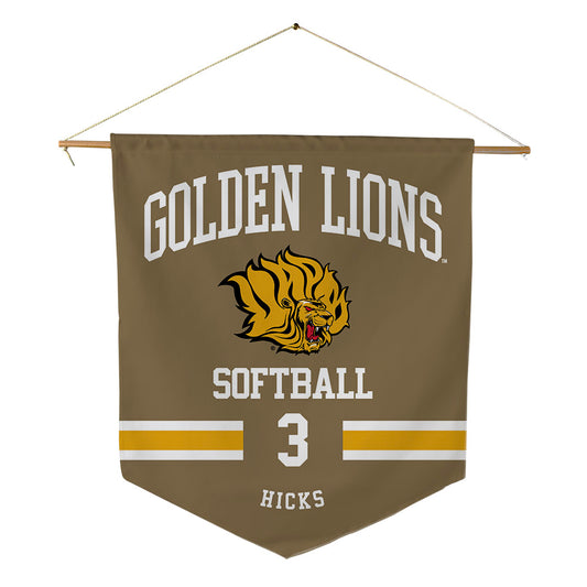 UAPB - NCAA Softball : Hannah Hicks - Pennant - 18" x 21"-0
