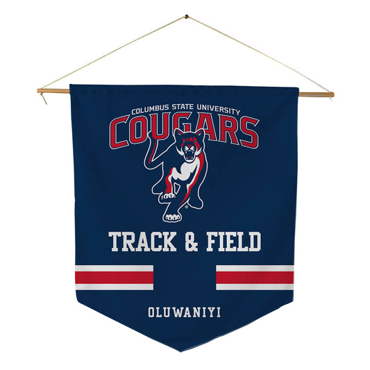 Columbus State - NCAA Men's Track & Field : Enoch Oluwaniyi - Pennant - 18" x 21"-0