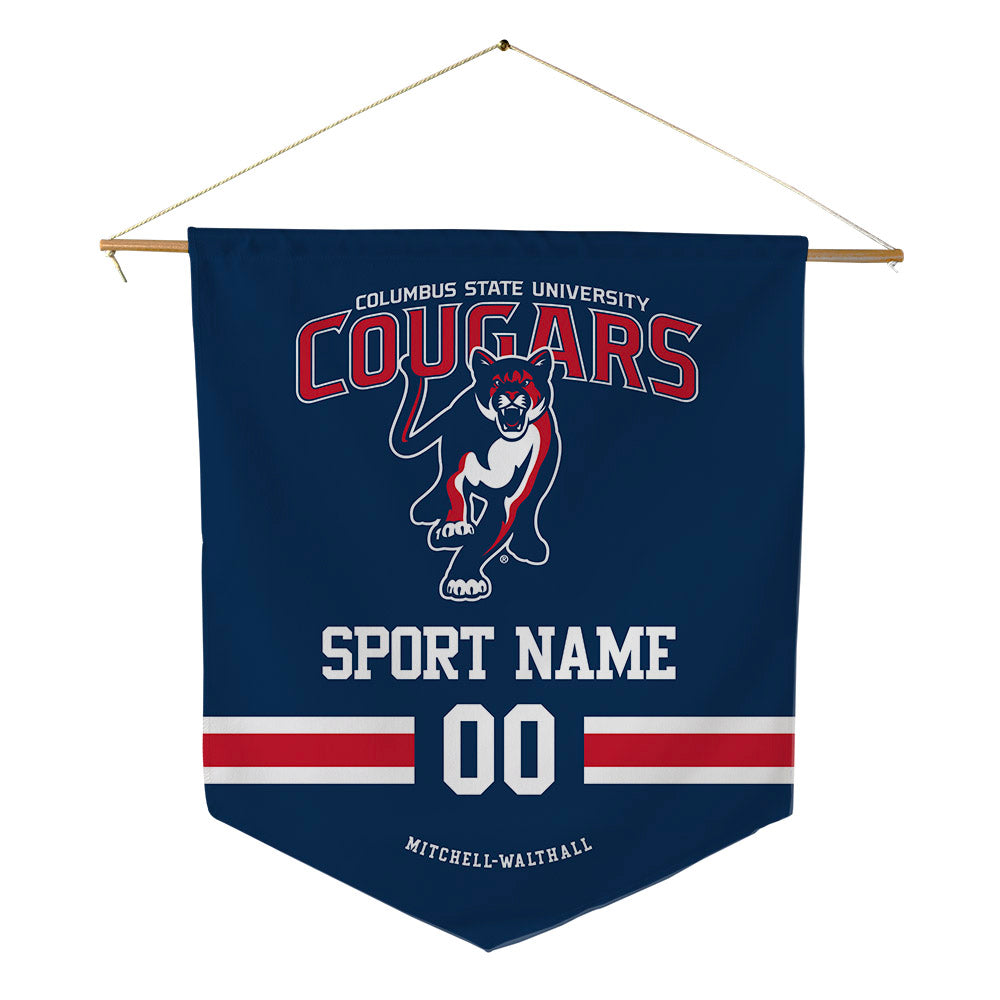 Columbus State - NCAA Women's Basketball : Laura Mitchell-Walthall - Pennant - 18" x 21"-0