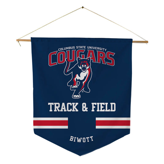 Columbus State - NCAA Men's Track & Field : Isaiah Biwott - Pennant - 18" x 21"-0