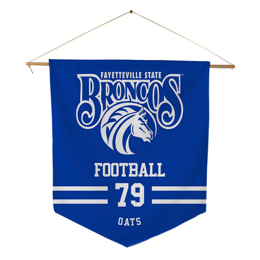 Fayetteville State - NCAA Football : Christian Oats - Pennant - 18" x 21"-0