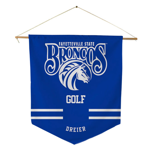 Fayetteville State - NCAA Men's Golf : Sutton Dreier - Pennant - 18" x 21"-0