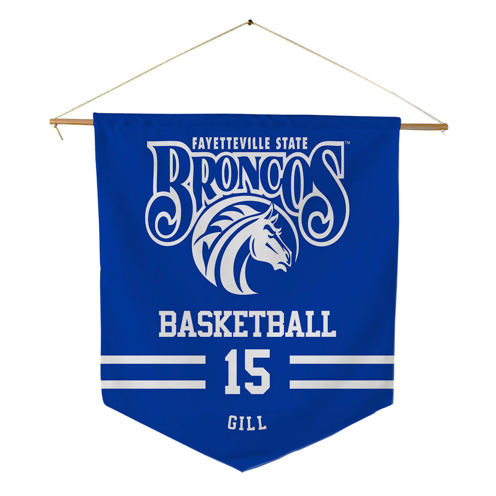 Fayetteville State - NCAA Men's Basketball : Tyler Gill - Pennant - 18" x 21"-0