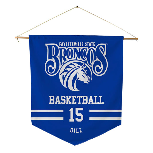 Fayetteville State - NCAA Men's Basketball : Tyler Gill - Pennant - 18" x 21"-0