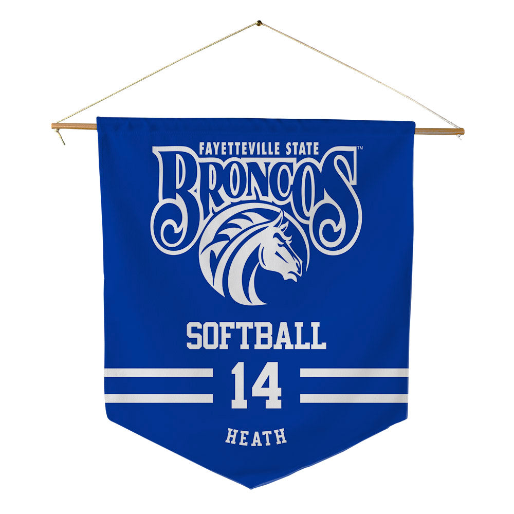 Fayetteville State - NCAA Softball : Madison Heath - Pennant - 18" x 21"-0