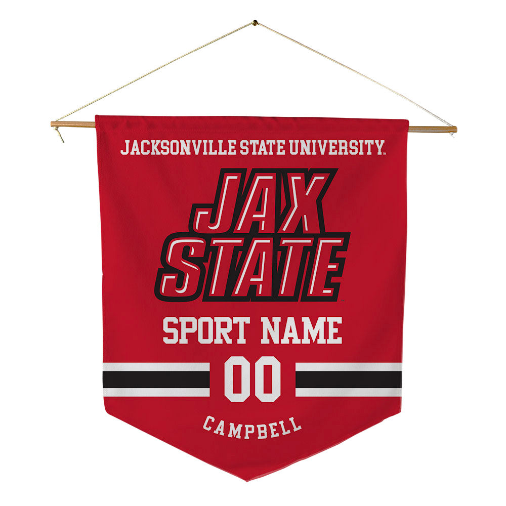 Jax State - NCAA Football : Jawaun Campbell - Pennant - 18" x 21"-0
