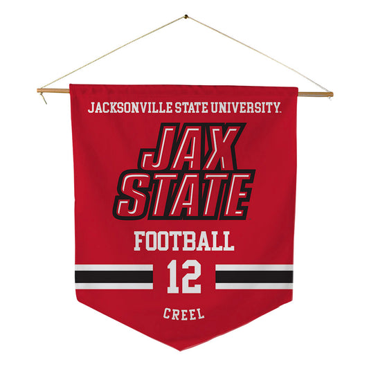 Jax State - NCAA Football : Caden Creel - Pennant - 18" x 21"-0