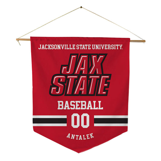 Jax State - NCAA Baseball : Cooper Antalek - Pennant - 18" x 21"-0