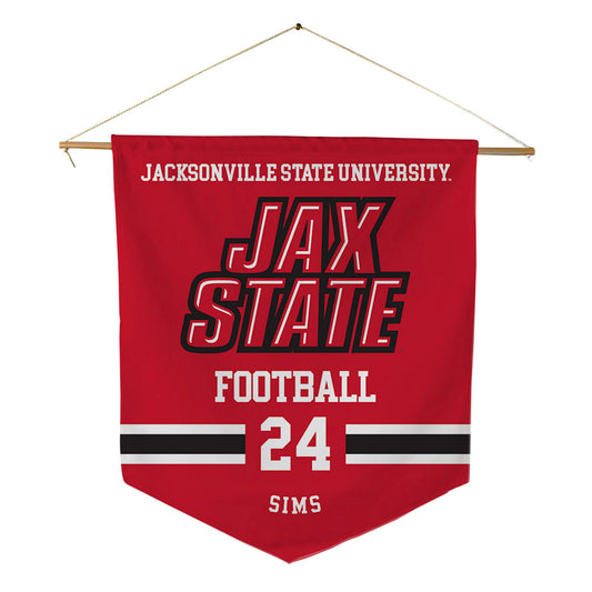 Jax State - NCAA Football : Ty Sims - Pennant - 18" x 21"-0