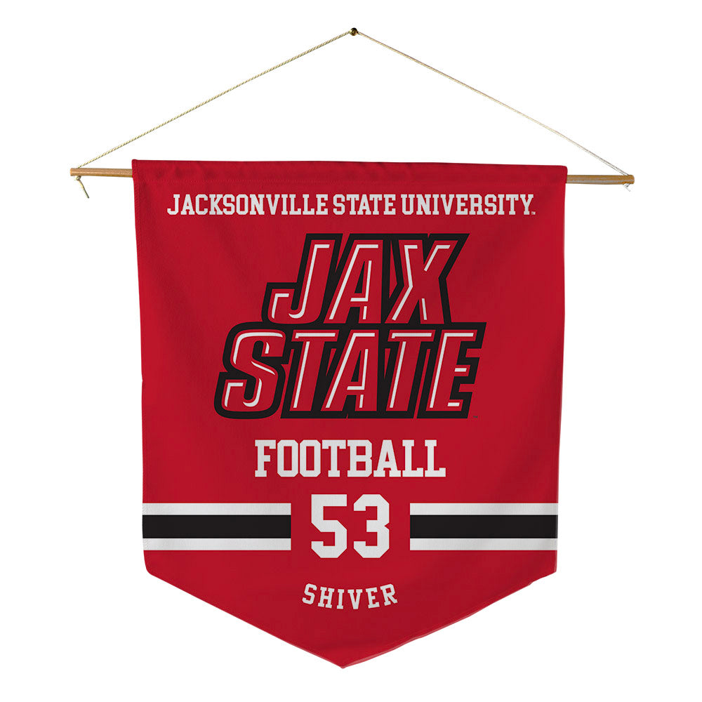 Jax State - NCAA Football : Max Shiver - Pennant - 18" x 21"-0