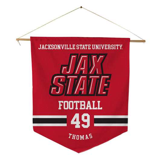 Jax State - NCAA Football : Nate Thomas - Pennant - 18" x 21"-0
