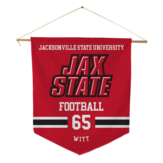 Jax State - NCAA Football : Britin Witt - Pennant - 18" x 21"-0