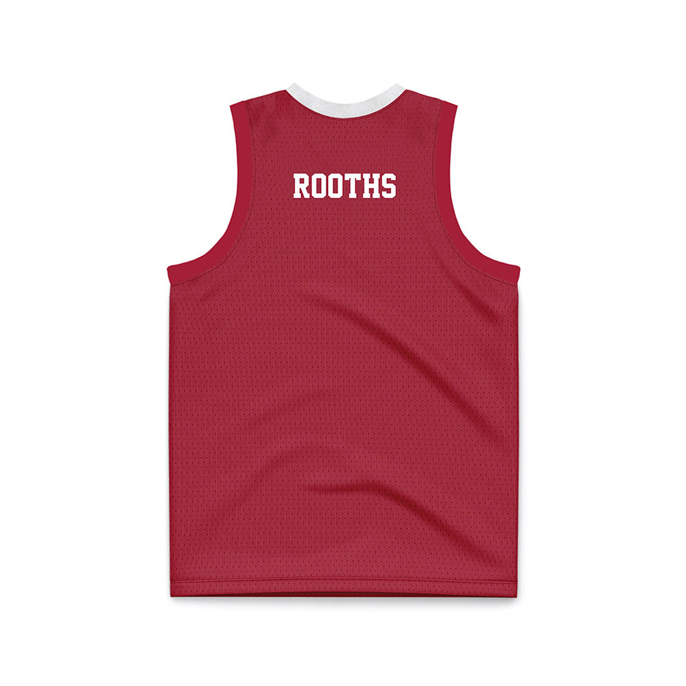 Oklahoma - NCAA Men's Basketball : Khani Rooths - Basketball Jersey-1