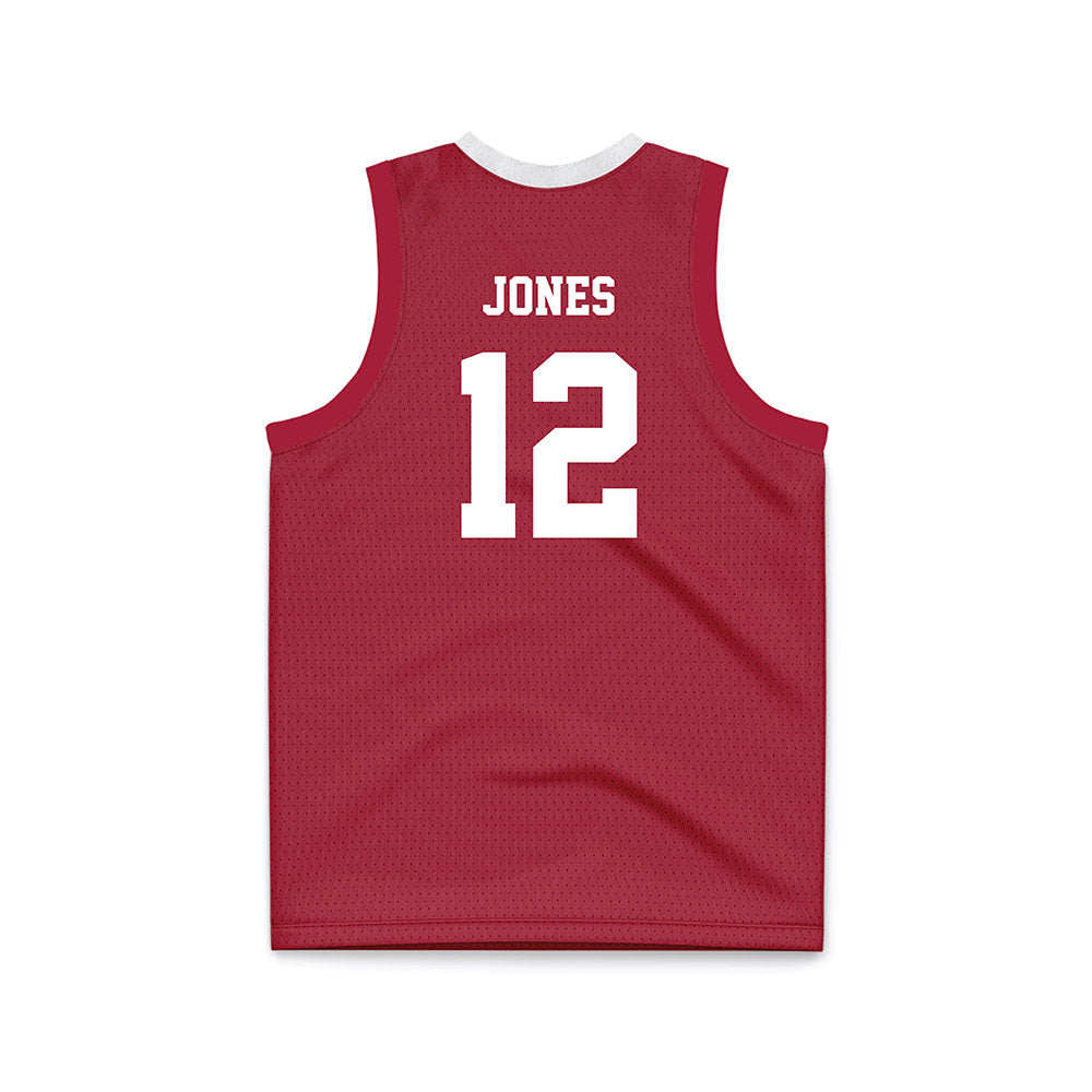 Oklahoma - NCAA Men's Basketball : Jadon Jones - Basketball Jersey-1
