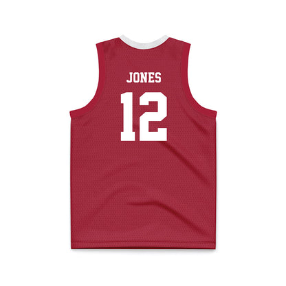Oklahoma - NCAA Men's Basketball : Jadon Jones - Basketball Jersey-1