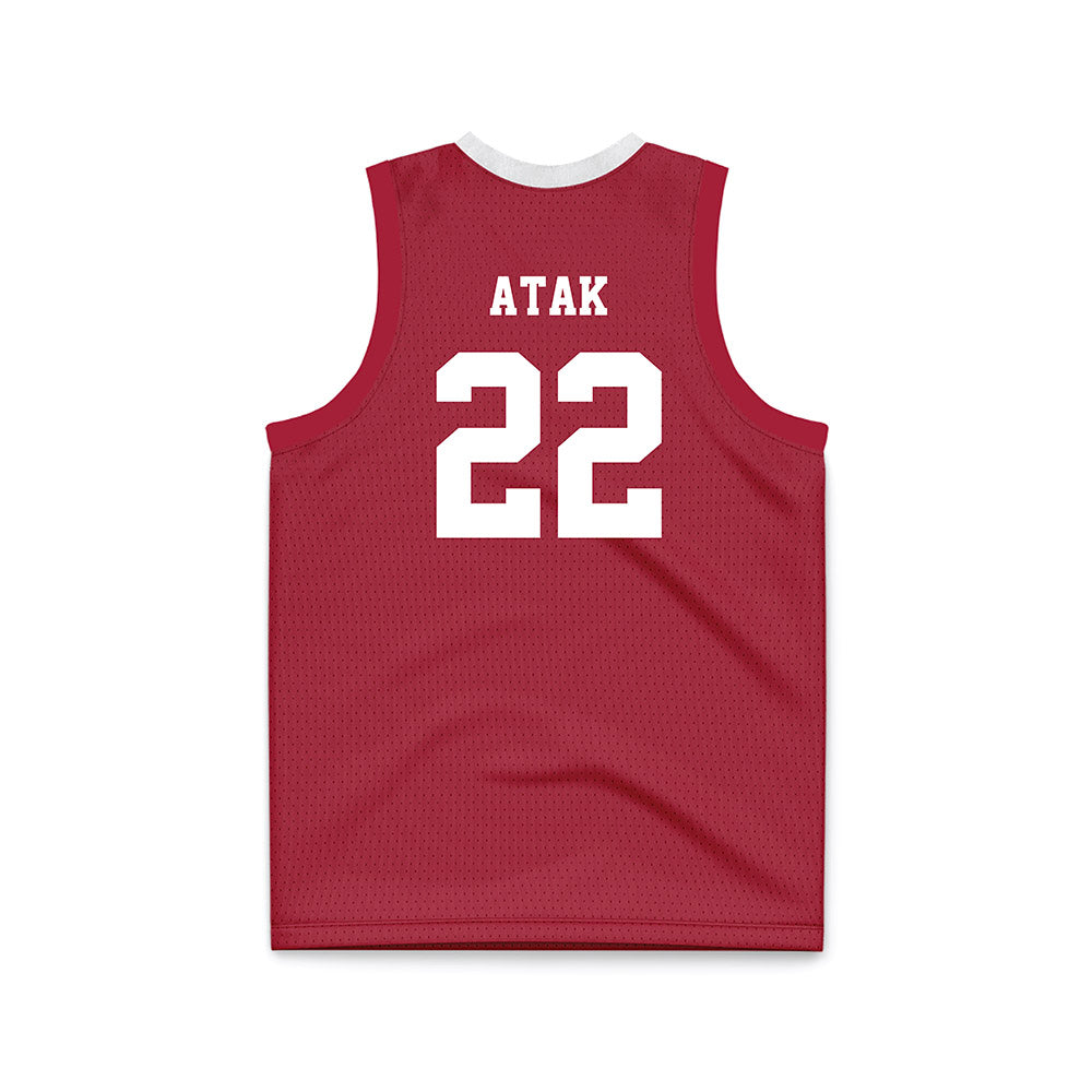Oklahoma - NCAA Men's Basketball : Kuol Atak - Basketball Jersey-1