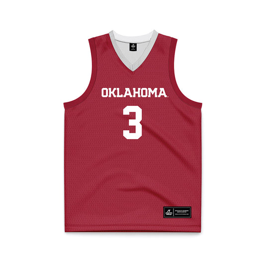 Oklahoma - NCAA Men's Basketball : Jeff Nwankwo - Basketball Jersey-0