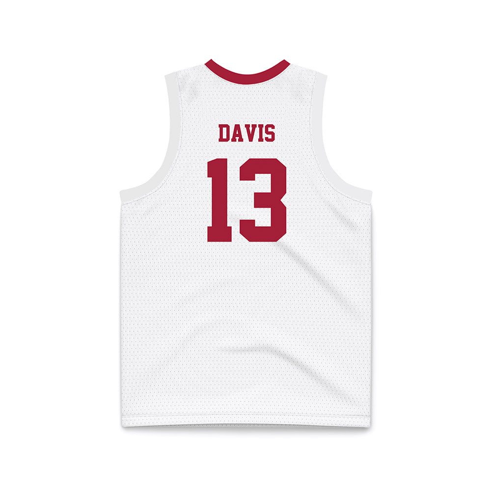 Oklahoma - NCAA Men's Basketball : Tae DavisBasketball Jersey-1
