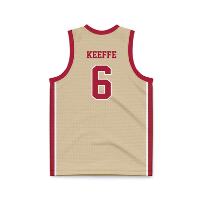 Oklahoma - NCAA Men's Basketball : Finley Keeffe - Basketball Jersey-1