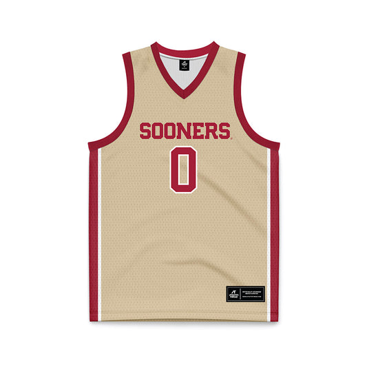 Oklahoma - NCAA Men's Basketball : Jake Hansen - Basketball Jersey-0