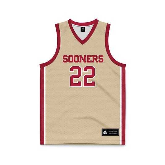 Oklahoma - NCAA Men's Basketball : Kuol Atak - Basketball Jersey-0