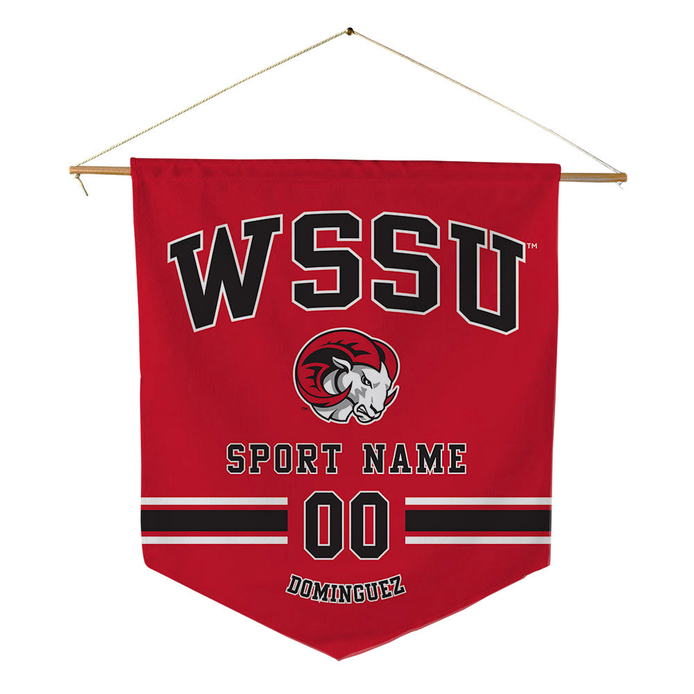 WSSU - NCAA Softball : Bailey Dominguez - Pennant - 18" x 21"-0