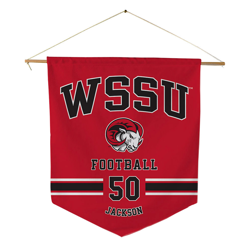 WSSU - NCAA Football : Julius Jackson - Pennant - 18" x 21"-0