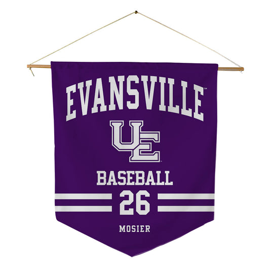 Evansville - NCAA Baseball : Cameron Mosier - Pennant - 18" x 21"-0