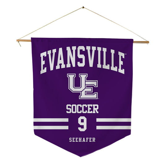 Evansville - NCAA Women's Soccer : Josie Seehafer - Pennant - 18" x 21"-0