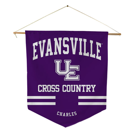 Evansville - NCAA Women's Cross Country : Sidney Charles - Pennant - 18" x 21"-0